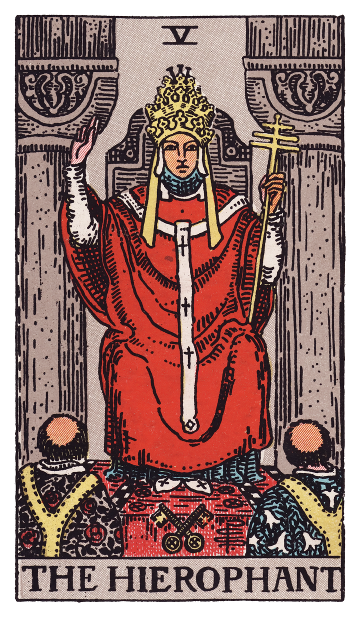 法王（The Hierophant）タロットカード