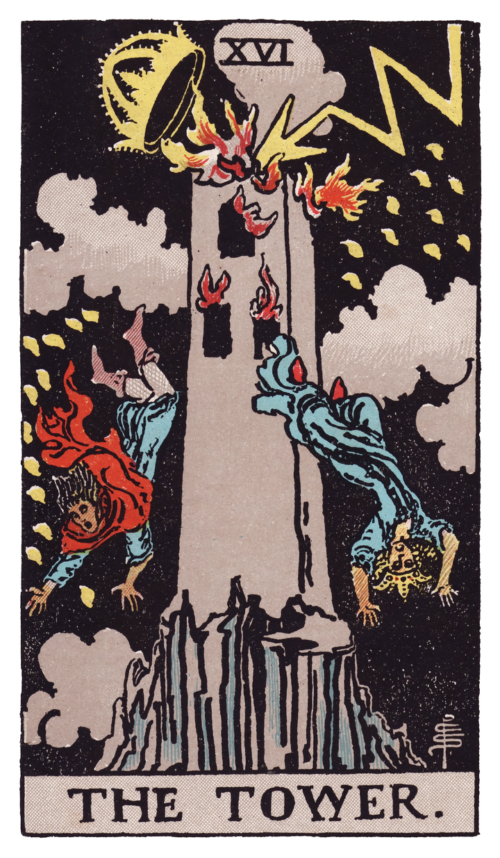 塔（The Tower）タロットカード