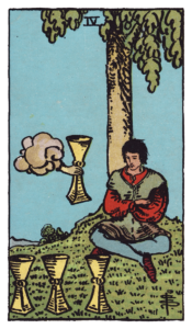 カップの4（Four of Cups）