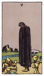 カップの5（Five of Cups）