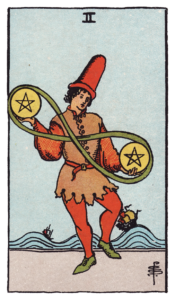 ペンタクルの2（Two of Pentacles）