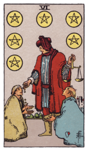 ペンタクルの6（Six of Pentacles）