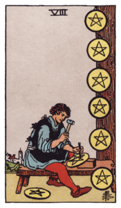 ペンタクルの8（Eight of Pentacles）