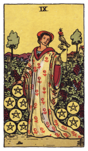 ペンタクルの9（Nine of Pentacles）