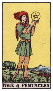 ペンタクルのペイジ（Page of Pentacles）