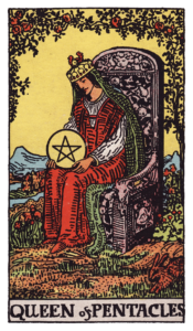 ペンタクルのクイーン（Queen of Pentacles）