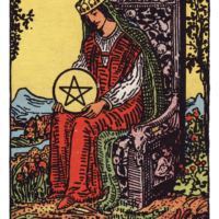 ペンタクルのクイーン(Queen of Pentacles)