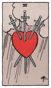 ソードの3（Three of Swords）