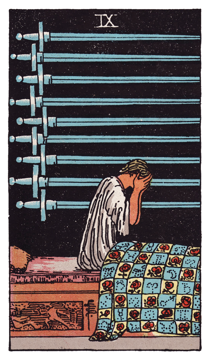 ソードの9(Nine of Swords)タロットカード