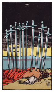 ソードの10（Ten of Swords）