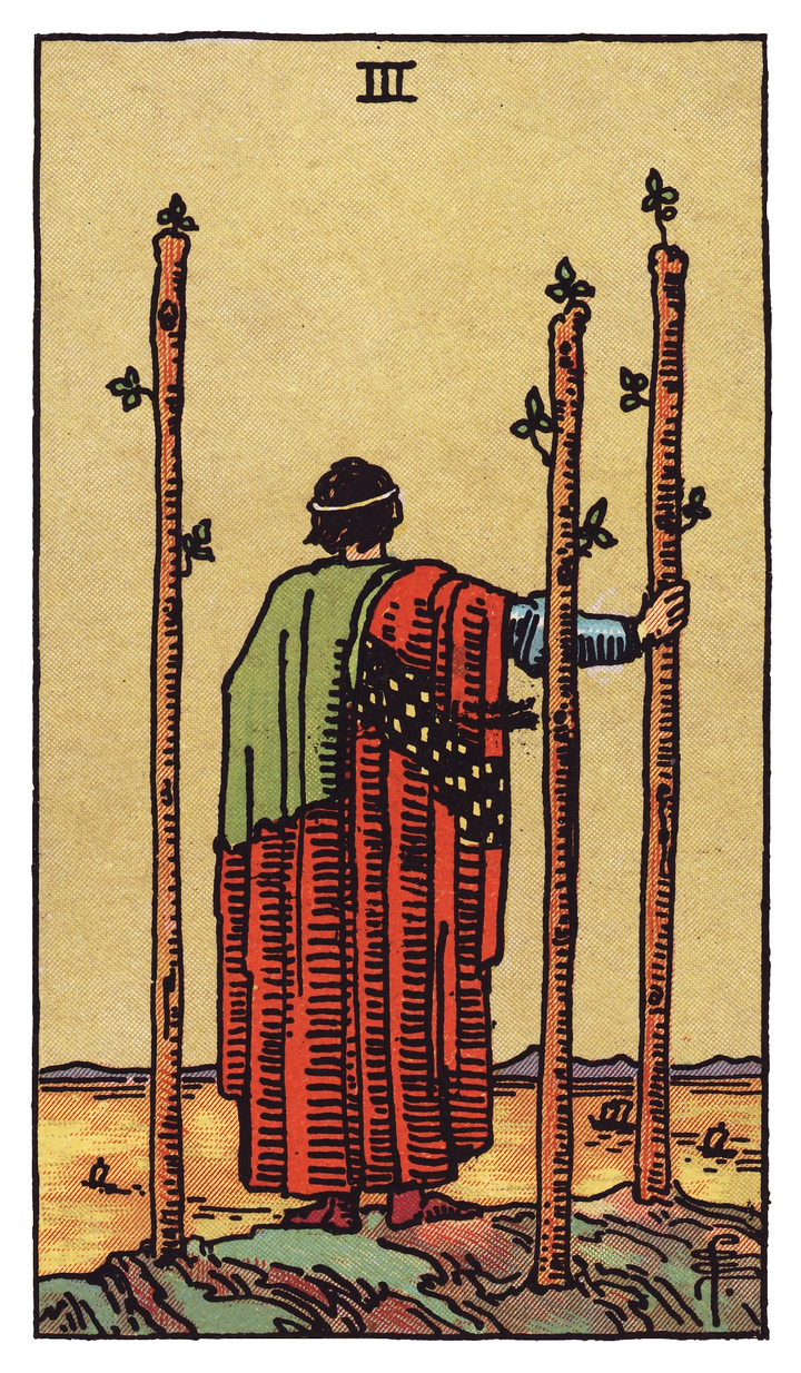 ワンドの3（Three of Wands）タロットカード