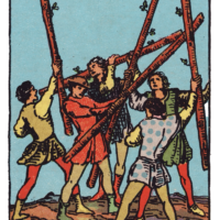 ワンドの5（Five of Wands）