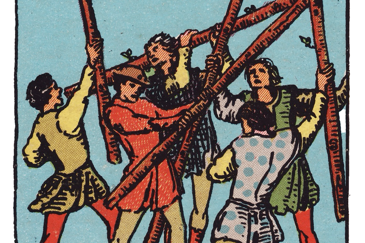 ワンドの5（Five of Wands）