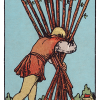 ワンドの10(Ten of Wands)