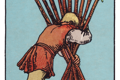 ワンドの10（Ten of Wands）