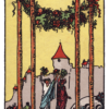 ワンドの4（Four of Wands）の意味｜正位置・逆位置【タロット小アルカナ】
