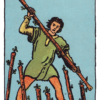 ワンドの7（Seven of Wands）の意味｜正位置・逆位置【タロット小アルカナ】