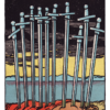 ソードの10（Ten of Swords）の意味｜正位置・逆位置【タロット小アルカナ】
