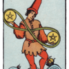 ペンタクルの2（Two of Pentacles）の意味｜正位置・逆位置【タロット小アルカナ】
