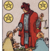 ペンタクルの6(Six of Pentacles)の意味|正位置・逆位置【タロット小アルカナ】